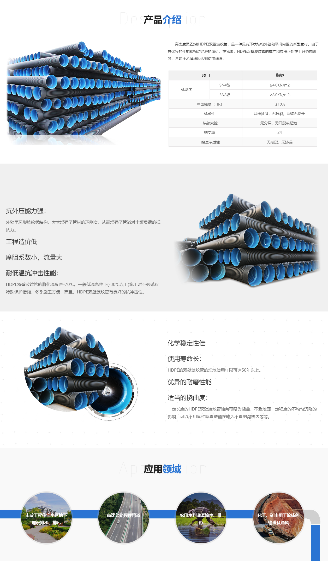 云南希鋮環(huán)?？萍加邢薰綡DPE雙壁波紋管